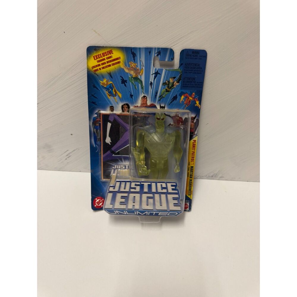Justice League Unlimited Martian Manhunter Sealed DC Animated Series Collectible